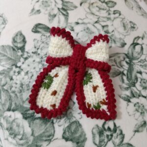 heritage flora bow hair clip
